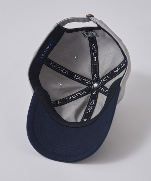 NAUTICA(ノーティカ)の「【NAUTICA】2TONE 6PロゴCAP NT083 CBS(キャップ・メンズ・レッド/グリーン/ネイビー・FREE)」の7枚目の写真