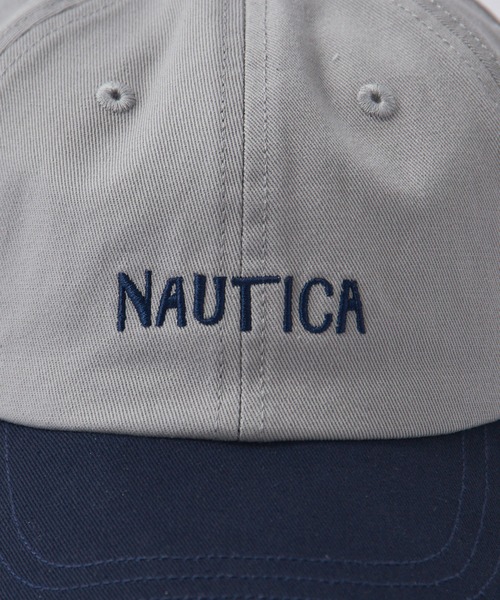 NAUTICA(ノーティカ)の「【NAUTICA】2TONE 6PロゴCAP NT083 CBS(キャップ・メンズ・レッド/グリーン/ネイビー・FREE)」の8枚目の写真