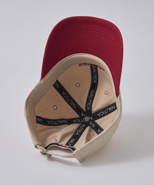 NAUTICA(ノーティカ)の「【NAUTICA】2TONE 6PロゴCAP NT083 CBS(キャップ・メンズ・レッド/グリーン/ネイビー・FREE)」の16枚目の写真