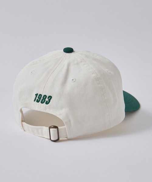 NAUTICA(ノーティカ)の「【NAUTICA】2TONE 6PロゴCAP NT083 CBS(キャップ・メンズ・レッド/グリーン/ネイビー・FREE)」の4枚目の写真