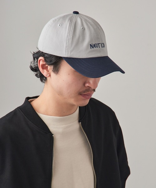 NAUTICA(ノーティカ)の「【NAUTICA】2TONE 6PロゴCAP NT083 CBS(キャップ・メンズ・レッド/グリーン/ネイビー・FREE)」の10枚目の写真