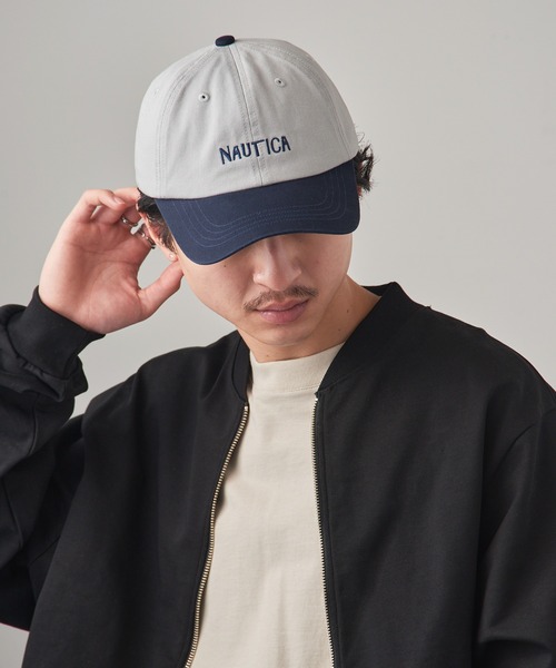 NAUTICA(ノーティカ)の「【NAUTICA】2TONE 6PロゴCAP NT083 CBS(キャップ・メンズ・レッド/グリーン/ネイビー・FREE)」の12枚目の写真