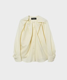 【support surface/サポートサーフェス】NECK TUCK BLOUSE/ネックタックブラウス