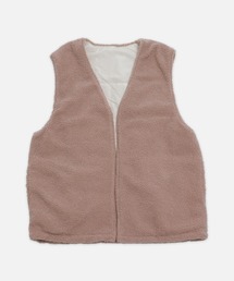 JAM & LINK（ジャムアンドリンク）の「リバーシブルボアベスト（ベスト）」