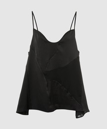 ANREALAGE（アンリアレイジ）の「CURVED PATCHWORK SATIN CAMISOLE（キャミソール）」