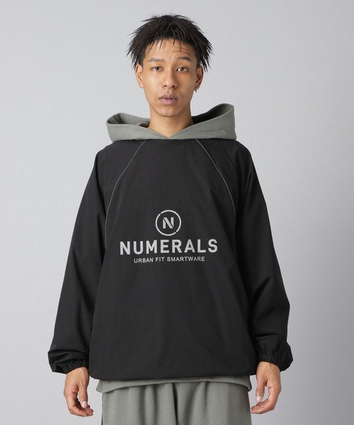 新品本物 セール】【NUMERALS】ソフトシェルプルオーバー（その他トップス ストラップ