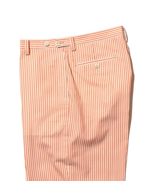BEAMS PLUS（ビームスプラス）の「アイビー ワイド ウール トラウザーズ（スラックス・メンズ・ブルー/オレンジ/ブラウン・M/S/L）」の14枚目の写真