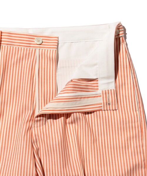 BEAMS PLUS（ビームスプラス）の「アイビー ワイド ウール トラウザーズ（スラックス・メンズ・ブルー/オレンジ/ブラウン・M/S/L）」の18枚目の写真