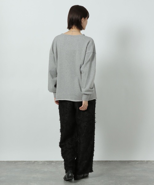 LAKOLE（ラコレ）の「カットジャガードパンツ / 290719（その他パンツ・レディース・ブラック/アイボリー/ピンクベージュ・FREE）」の8枚目の写真