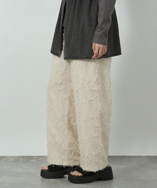 セール】カットジャガードパンツ / 290719（その他パンツ）｜LAKOLE