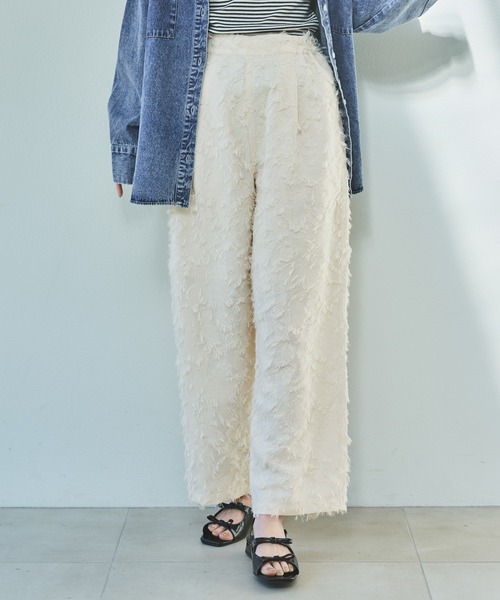セール】カットジャガードパンツ / 290719（その他パンツ）｜LAKOLE