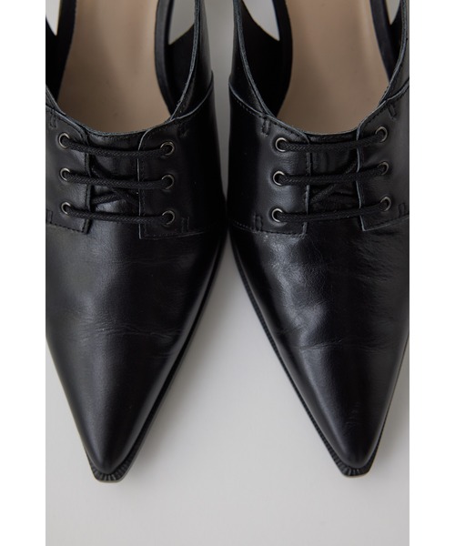 RIM.ARK(リムアーク)の「Edgy low heel shoes エッジーローヒールシューズ(パンプス・レディース・ブラック/ベージュ・36/39/38/37)」の21枚目の写真