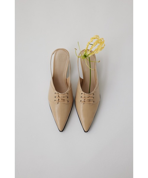RIM.ARK(リムアーク)の「Edgy low heel shoes エッジーローヒールシューズ(パンプス・レディース・ブラック/ベージュ・36/39/38/37)」の18枚目の写真