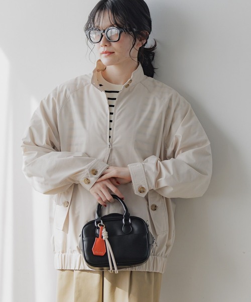 niko and...(ニコアンド)の「コーティングスウィングトップ(その他アウター・レディース・ブラック/アイボリー・FREE)」の8枚目の写真