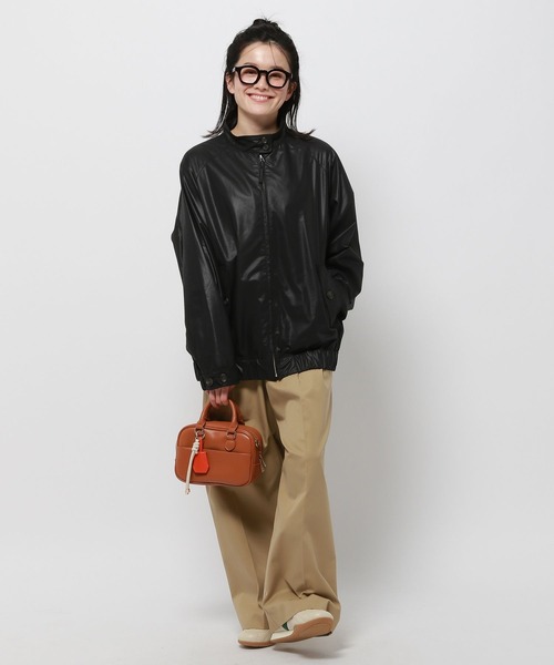 niko and...(ニコアンド)の「コーティングスウィングトップ(その他アウター・レディース・ブラック/アイボリー・FREE)」の9枚目の写真