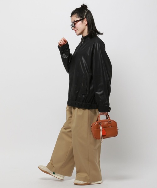 niko and...(ニコアンド)の「コーティングスウィングトップ(その他アウター・レディース・ブラック/アイボリー・FREE)」の10枚目の写真