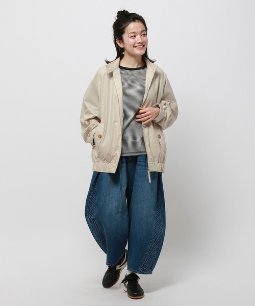 niko and...(ニコアンド)の「コーティングスウィングトップ(その他アウター・レディース・ブラック/アイボリー・FREE)」の12枚目の写真