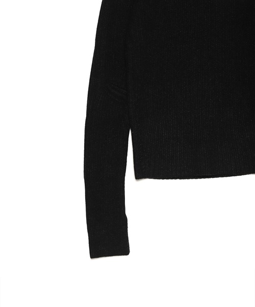 VOLTAGE CONTROL FILTER(ヴォルテージコントロールフィルター)の「Voltage Control Filter(ヴォルテージ コントロール フィルター) Wool Rib Knit Top / Black(ニット/セーター・レディース・ブラック・F)」の4枚目の写真