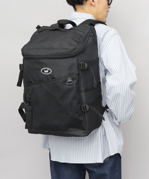 大容量 メッシュポケット ボックスリュック A3・PC収納対応（バック