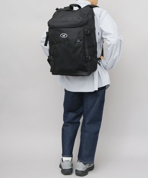 大容量 メッシュポケット ボックスリュック A3・PC収納対応（バック