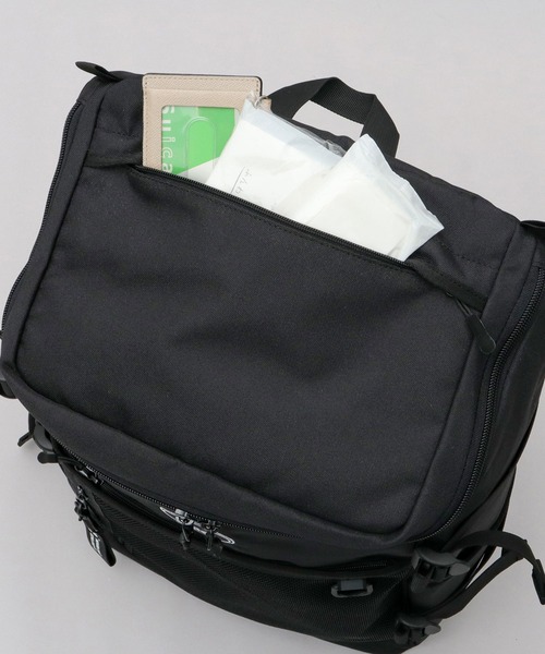 大容量 メッシュポケット ボックスリュック A3・PC収納対応（バック