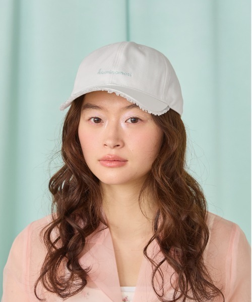 kaorinomori（カオリノモリ）の「kaorinomori マヴィキャップ / カオリノモリ（キャップ・レディース・ライトブルー/ブラック/オフホワイト・FREE）」の2枚目の写真