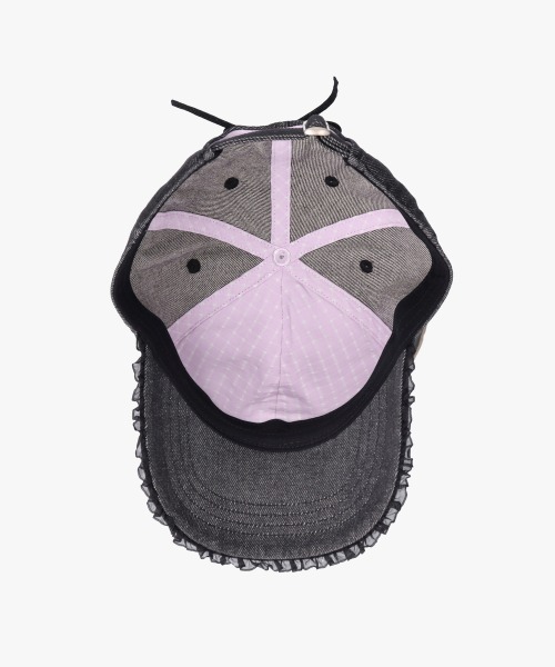 kaorinomori（カオリノモリ）の「kaorinomori マヴィキャップ / カオリノモリ（キャップ・レディース・ライトブルー/ブラック/オフホワイト・FREE）」の12枚目の写真