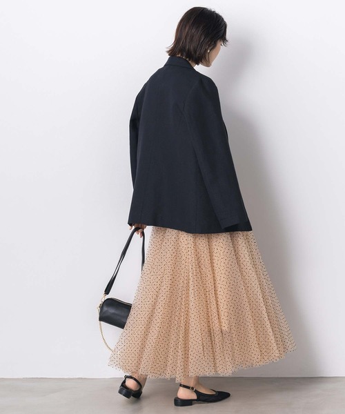 Gready Brilliant（グレディブリリアン）の「ＬＵラメリネンベスト（その他アウター・レディース・ブラウン/ブラック・38）」の13枚目の写真