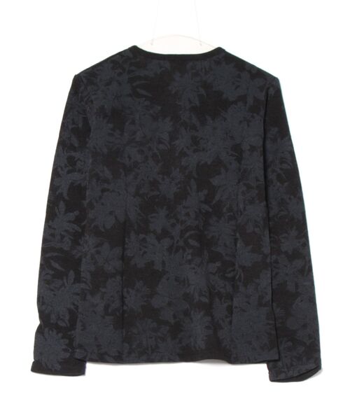 ARCHIVER(アーカイバ)の「【W】【it】【Growth by Grail】ワントーンボタニカルデザイン Vネックカット(Tシャツ/カットソー・メンズ・ワインレッド/ネイビー/ホワイト・LARGE/MEDIUM)」の4枚目の写真