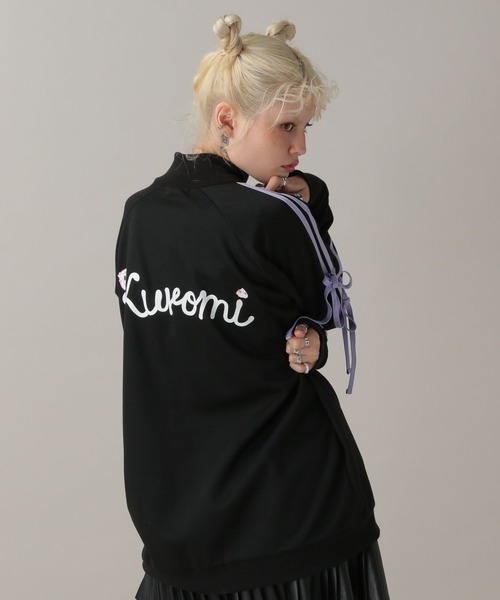 FOREVER 21（フォーエバー トゥエンティーワン）の「【クロミ】リボントラックジャケット（ブルゾン・レディース・ブラック・FREE）」の8枚目の写真