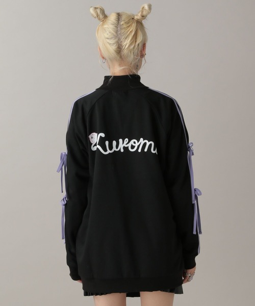 FOREVER 21（フォーエバー トゥエンティーワン）の「【クロミ】リボントラックジャケット（ブルゾン・レディース・ブラック・FREE）」の11枚目の写真