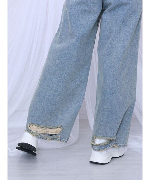 EATME(イートミー)の「【EATME×MIKANA YAMAMOTO】ポケットデニムパンツ(デニムパンツ・レディース・ライトブルー・MEDIUM/SMALL)」の10枚目の写真