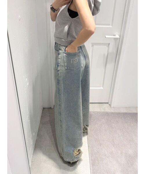 EATME(イートミー)の「【EATME×MIKANA YAMAMOTO】ポケットデニムパンツ(デニムパンツ・レディース・ライトブルー・MEDIUM/SMALL)」の20枚目の写真