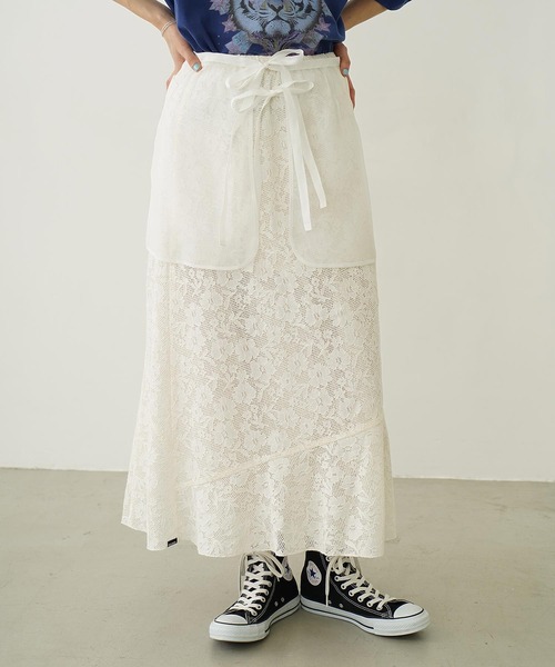 ミルク　スカート セール】DETACHABLE LACE SKIRT（スカート）｜MILKFED.（ミルク