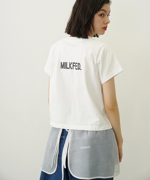 MILKFED.（ミルクフェド）の「DETACHABLE LACE SKIRT（スカート・レディース・ホワイト/ブラック・ONE SIZE）」の16枚目の写真