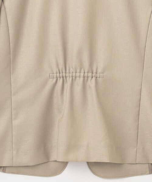 J.PRESS Ladies(J.プレス レディス)の「【セットアップ対応・洗える・UVケア・吸水速乾】OXIJEWELストレッチ ノーカラー ジャケット(ノーカラージャケット・レディース・シルバー系/ベージュ系/ネイビー系/ライトグレー系・XS)」の17枚目の写真