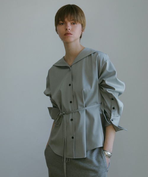 MANOF（マノフ）の「COLLAR SLEEVE DESIGN SHIRT（シャツ/ブラウス 