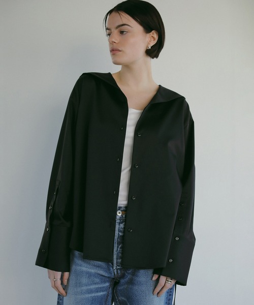 MANOF（マノフ）の「COLLAR SLEEVE DESIGN SHIRT（シャツ/ブラウス 