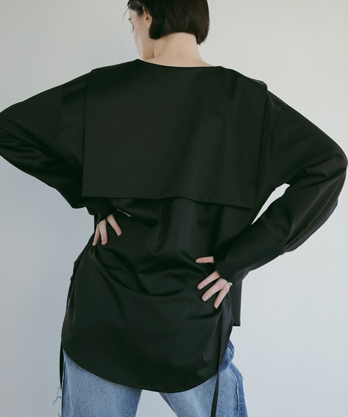MANOF（マノフ）の「COLLAR SLEEVE DESIGN SHIRT（シャツ/ブラウス 