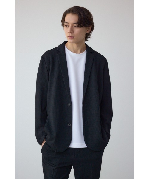 AZUL by moussy(アズールバイマウジー)の「ワッフルセットアップ(セットアップ・メンズ・ベージュ/ブラック/グレー・MEDIUM/LARGE)」の2枚目の写真