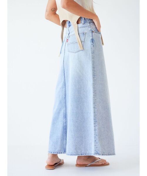 Ungrid（アングリッド）の「ポケットリメイクデニムロングスカート（スカート・レディース・ブルー・SMALL/MEDIUM）」の7枚目の写真