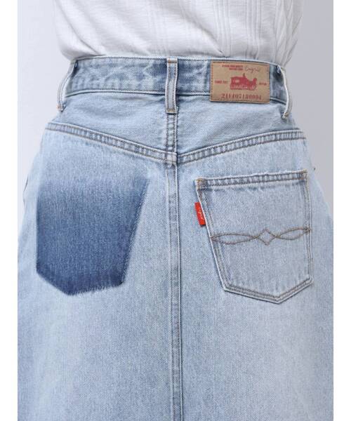 Ungrid（アングリッド）の「ポケットリメイクデニムロングスカート（スカート・レディース・ブルー・SMALL/MEDIUM）」の21枚目の写真