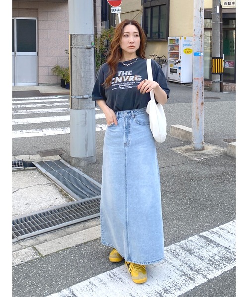 セール】ポケットリメイクデニムロングスカート（スカート）｜Ungrid  