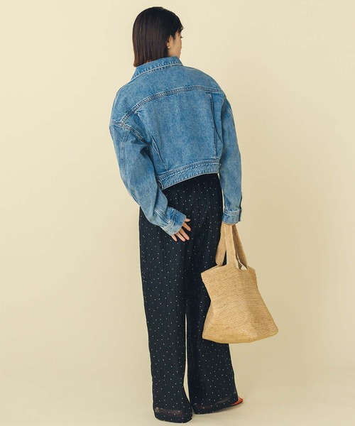 SOMETHING（サムシング）の「サムシングデニムジャケット（その他アウター・レディース・アイボリー/ブルー系・FREE）」の13枚目の写真