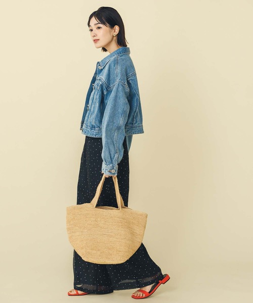 SOMETHING（サムシング）の「サムシングデニムジャケット（その他アウター・レディース・アイボリー/ブルー系・FREE）」の14枚目の写真