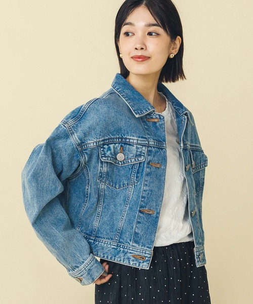 SOMETHING（サムシング）の「サムシングデニムジャケット（その他アウター・レディース・アイボリー/ブルー系・FREE）」の16枚目の写真