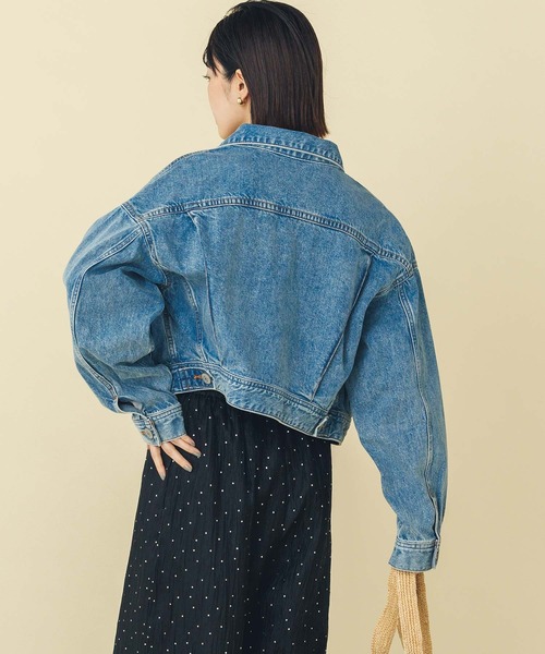 SOMETHING（サムシング）の「サムシングデニムジャケット（その他アウター・レディース・アイボリー/ブルー系・FREE）」の18枚目の写真