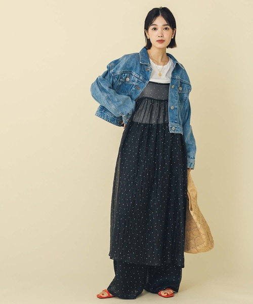 SOMETHING（サムシング）の「サムシングデニムジャケット（その他アウター・レディース・アイボリー/ブルー系・FREE）」の22枚目の写真