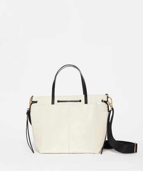 Jack Gomme（ジャックゴム）の「【JACK GOMME/ジャックゴム】ナイロン 巾着ショルダーバッグ　EMY（ショルダーバッグ・レディース・ネイビー/クリーム/シルバー/ブラウン/ダークグリーン・FREE）」の15枚目の写真