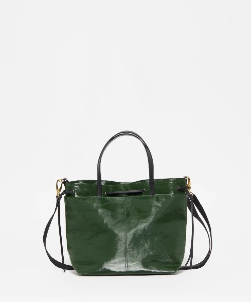 Jack Gomme(ジャックゴム)の「【JACK GOMME/ジャックゴム】ナイロン 巾着ショルダーバッグ EMY(ショルダーバッグ・レディース・ネイビー/クリーム/シルバー/ブラウン/ダークグリーン・FREE)」の14枚目の写真